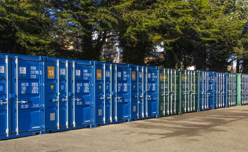 Self storage containers